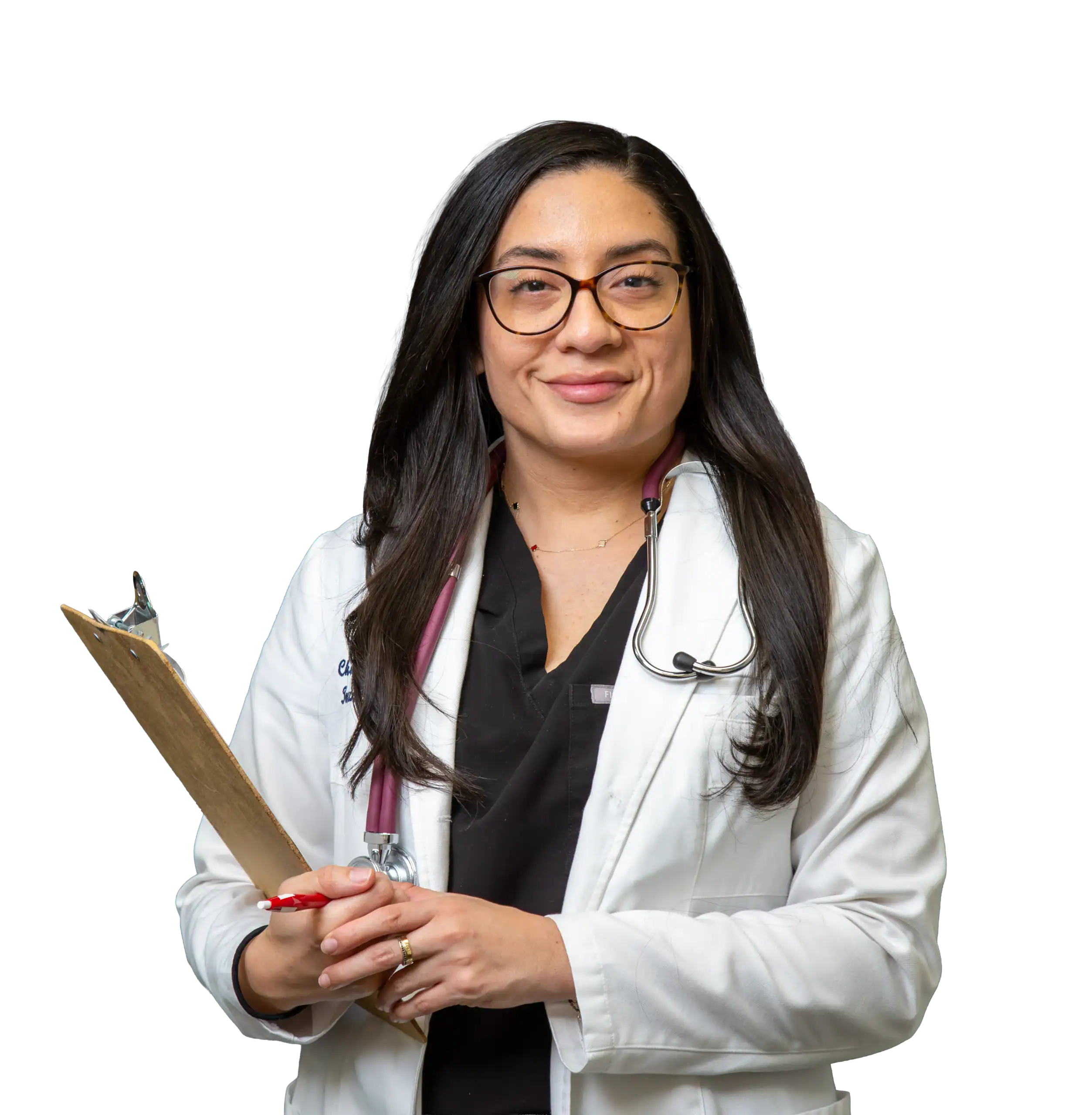 Doctor with a clipboard