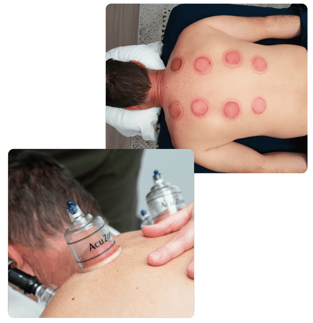 Massage therapists performing massage therapy sessions on patients
